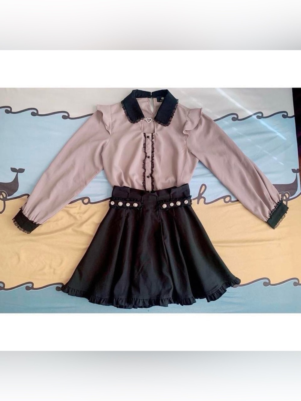 Rojita blouse and skirt set